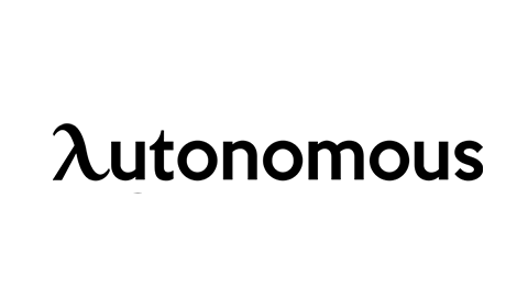Autonomous brand logo with lambda symbol for ergonomic office furniture assembly by AssemblyMan in Toronto and GTA