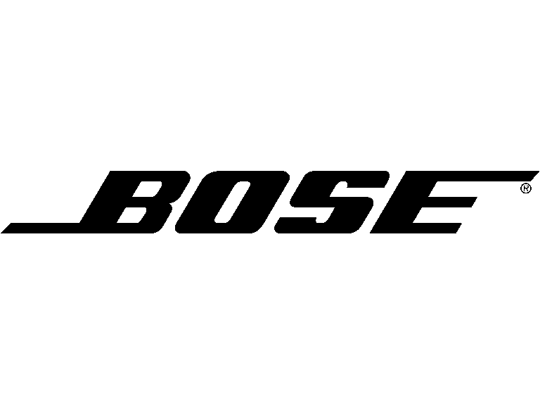 Bose brand logo for sound system and speaker wall mounting services by AssemblyMan in Toronto and GTA