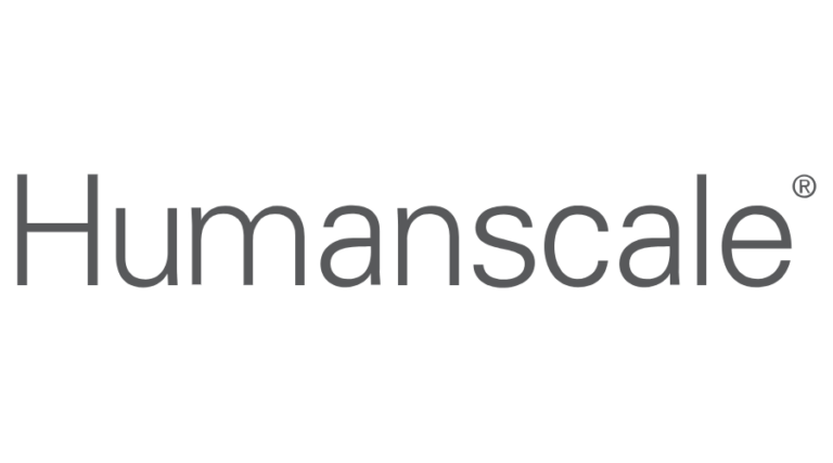 Humanscale brand logo for ergonomic office furniture assembly by AssemblyMan in Toronto and GTA