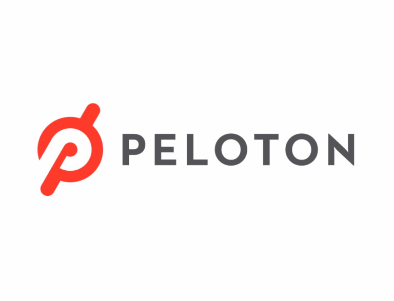 The official logo for Peloton, representing professional installation for their iconic connected fitness bikes and treads by AssemblyMan.